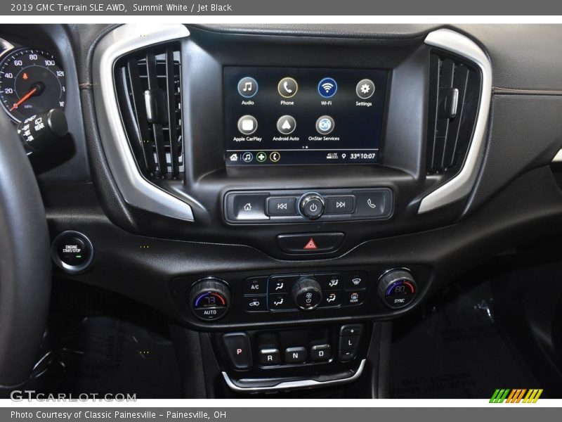 Summit White / Jet Black 2019 GMC Terrain SLE AWD