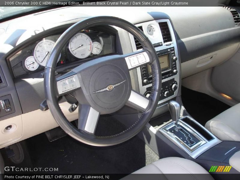 Brilliant Black Crystal Pearl / Dark Slate Gray/Light Graystone 2006 Chrysler 300 C HEMI Heritage Editon