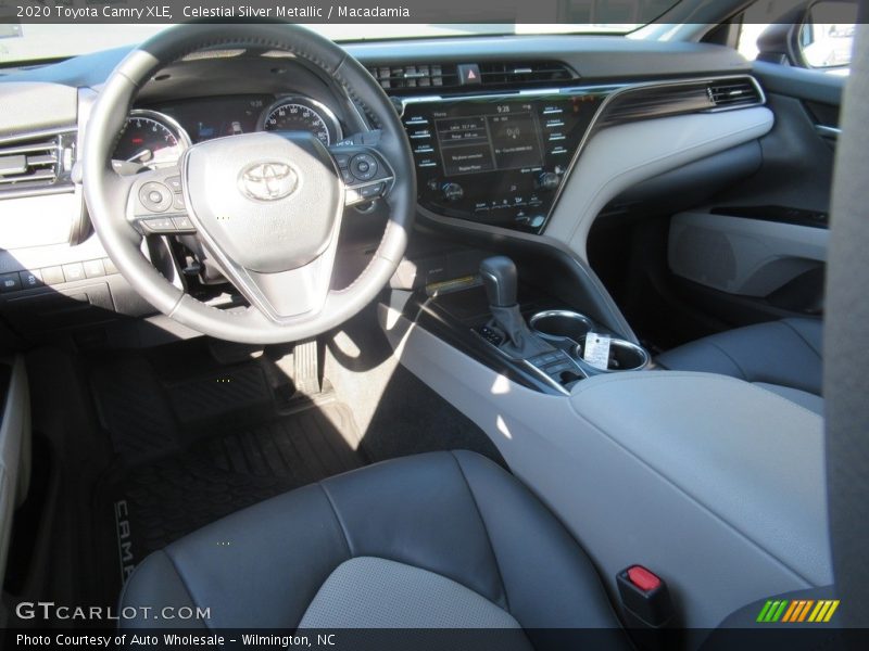 Celestial Silver Metallic / Macadamia 2020 Toyota Camry XLE