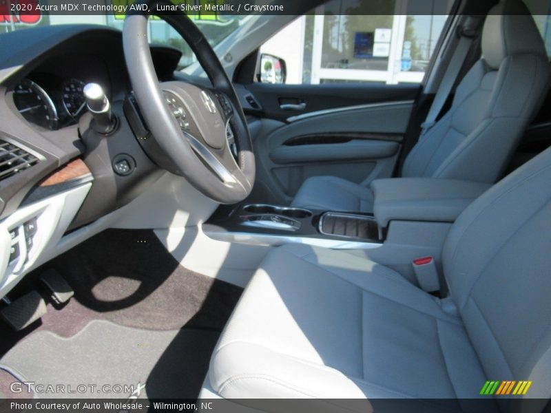 Lunar Silver Metallic / Graystone 2020 Acura MDX Technology AWD