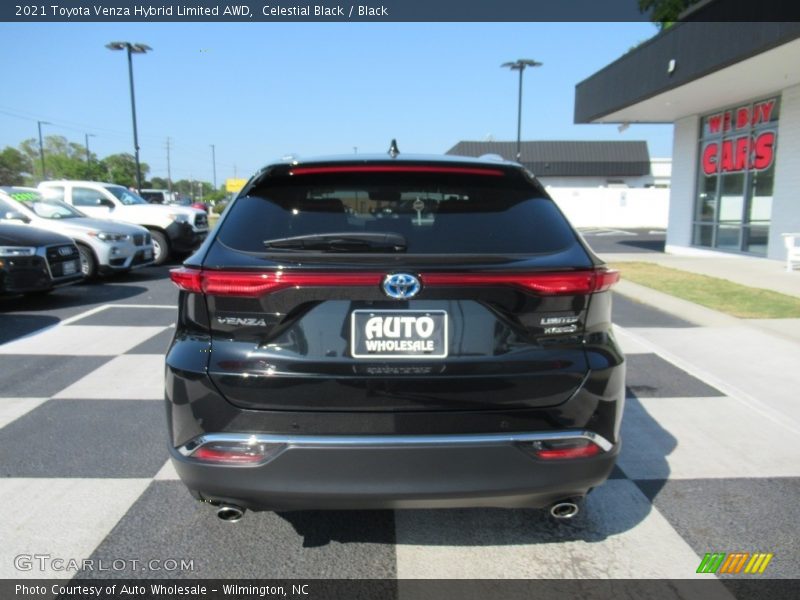 Celestial Black / Black 2021 Toyota Venza Hybrid Limited AWD