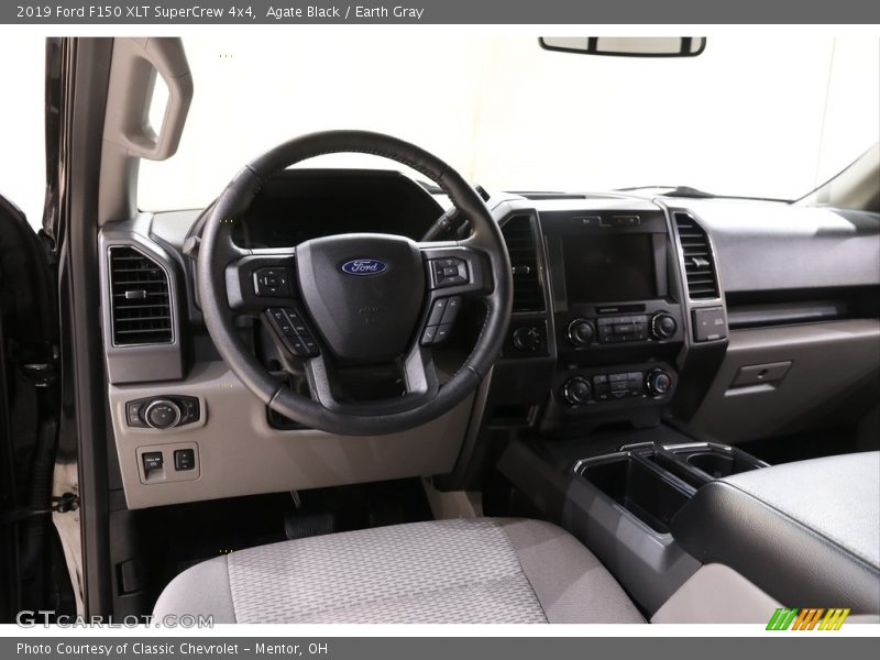 Agate Black / Earth Gray 2019 Ford F150 XLT SuperCrew 4x4
