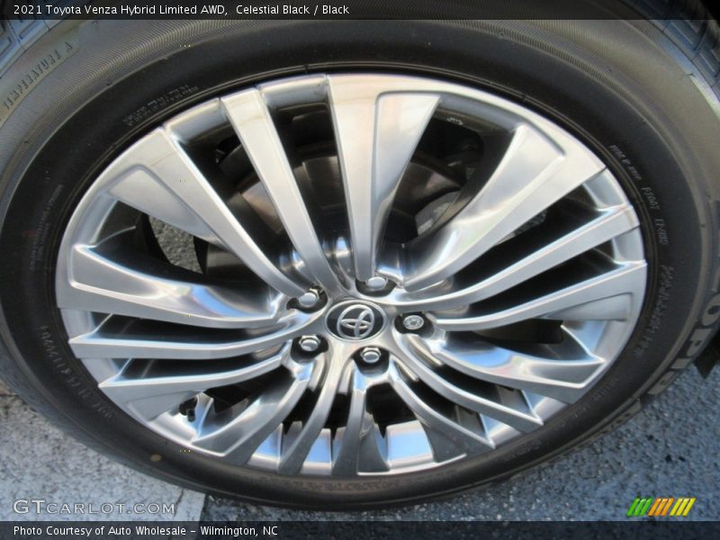 Celestial Black / Black 2021 Toyota Venza Hybrid Limited AWD
