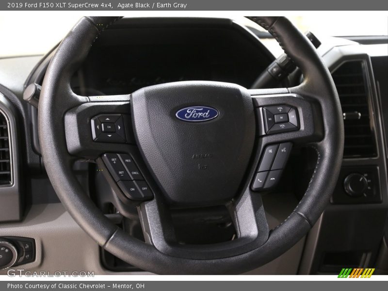 Agate Black / Earth Gray 2019 Ford F150 XLT SuperCrew 4x4