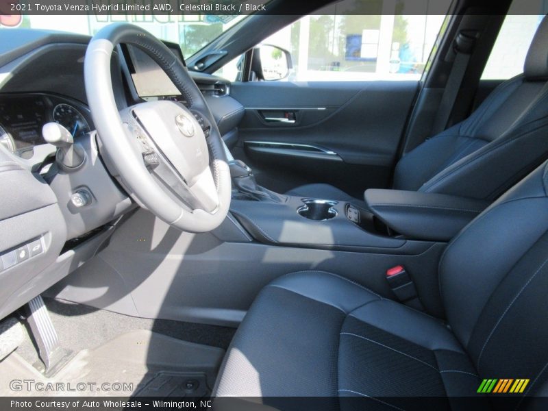 Celestial Black / Black 2021 Toyota Venza Hybrid Limited AWD