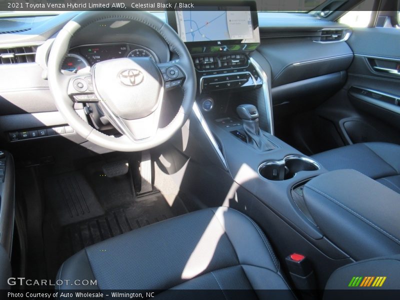 Celestial Black / Black 2021 Toyota Venza Hybrid Limited AWD