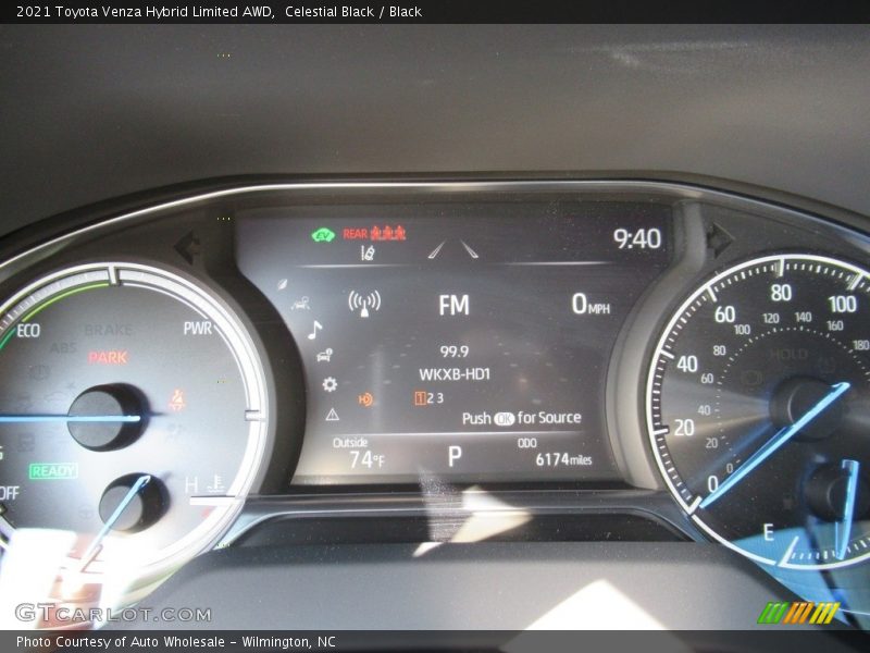 Celestial Black / Black 2021 Toyota Venza Hybrid Limited AWD