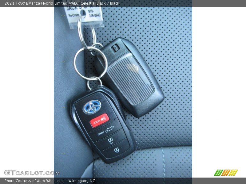 Celestial Black / Black 2021 Toyota Venza Hybrid Limited AWD