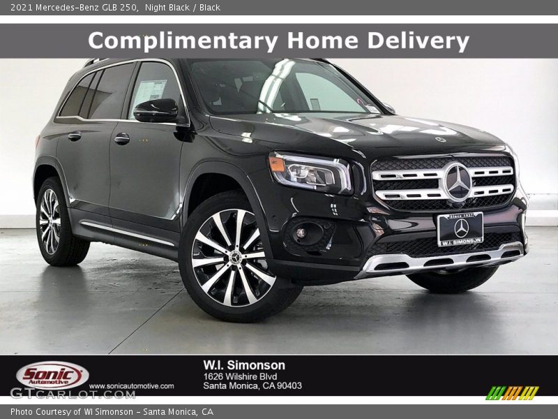 Night Black / Black 2021 Mercedes-Benz GLB 250