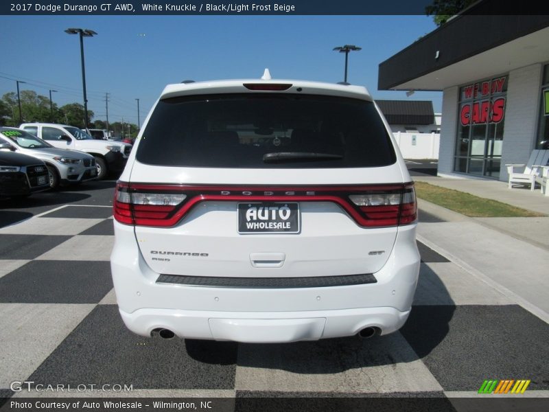 White Knuckle / Black/Light Frost Beige 2017 Dodge Durango GT AWD
