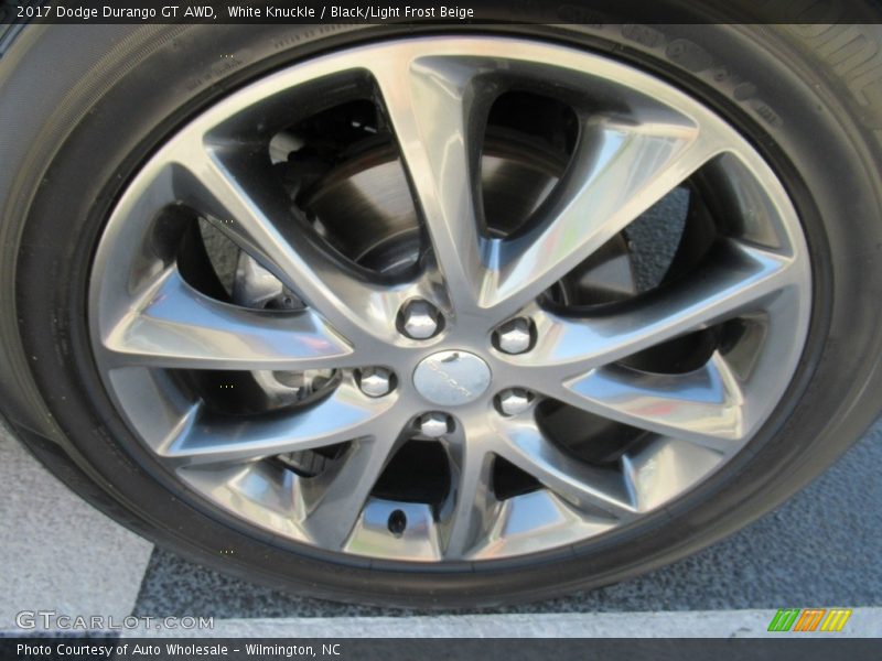 White Knuckle / Black/Light Frost Beige 2017 Dodge Durango GT AWD