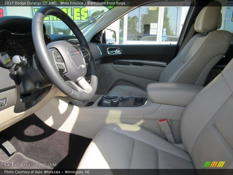 White Knuckle / Black/Light Frost Beige 2017 Dodge Durango GT AWD