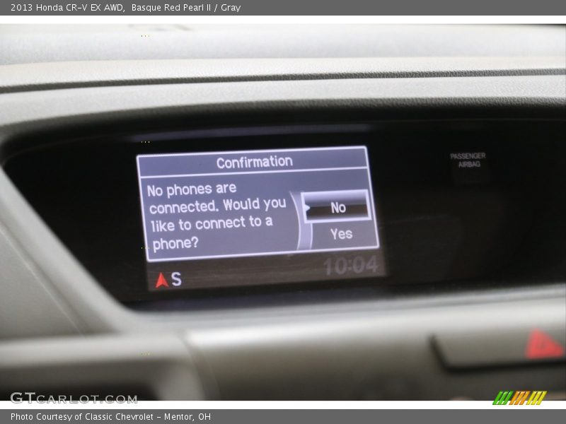 Basque Red Pearl II / Gray 2013 Honda CR-V EX AWD