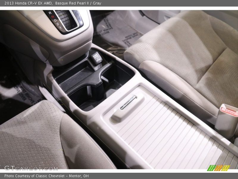Basque Red Pearl II / Gray 2013 Honda CR-V EX AWD