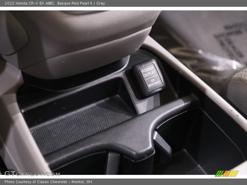 Basque Red Pearl II / Gray 2013 Honda CR-V EX AWD