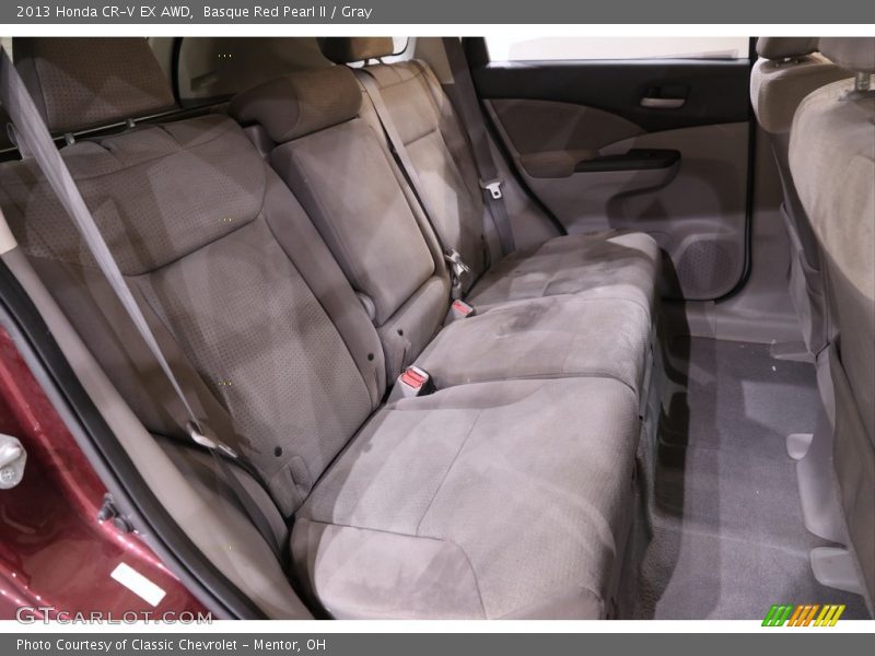 Basque Red Pearl II / Gray 2013 Honda CR-V EX AWD