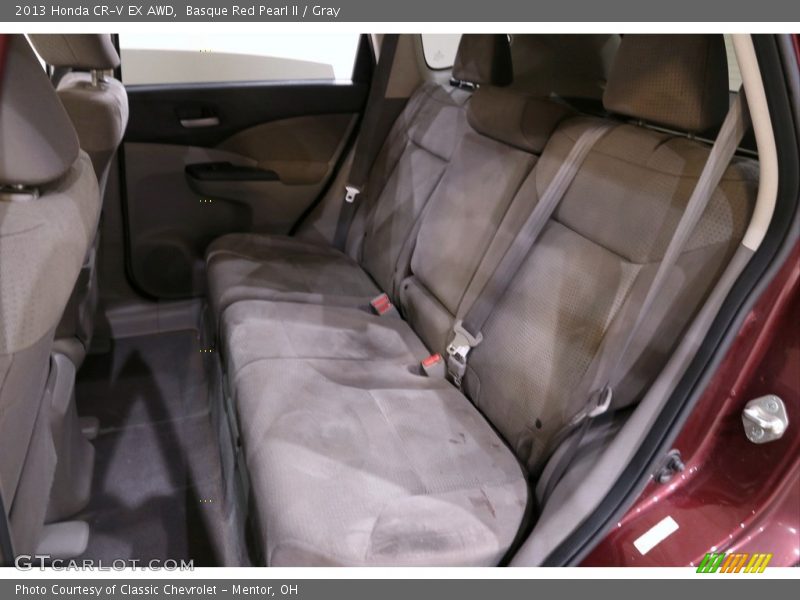 Basque Red Pearl II / Gray 2013 Honda CR-V EX AWD