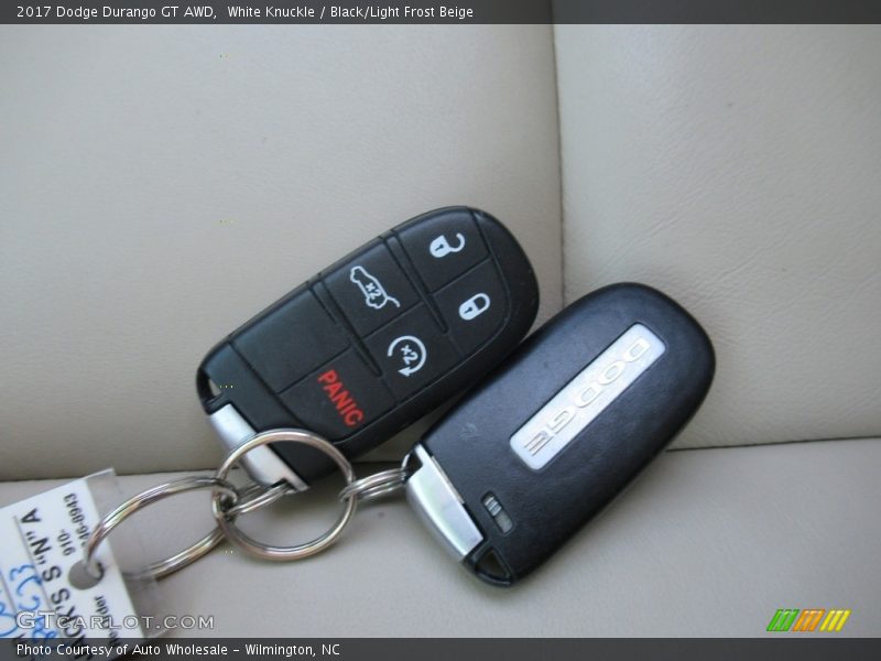 White Knuckle / Black/Light Frost Beige 2017 Dodge Durango GT AWD