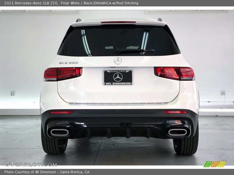 Polar White / Black/DINAMICA w/Red Stitching 2021 Mercedes-Benz GLB 250