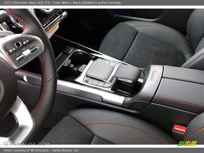 Polar White / Black/DINAMICA w/Red Stitching 2021 Mercedes-Benz GLB 250