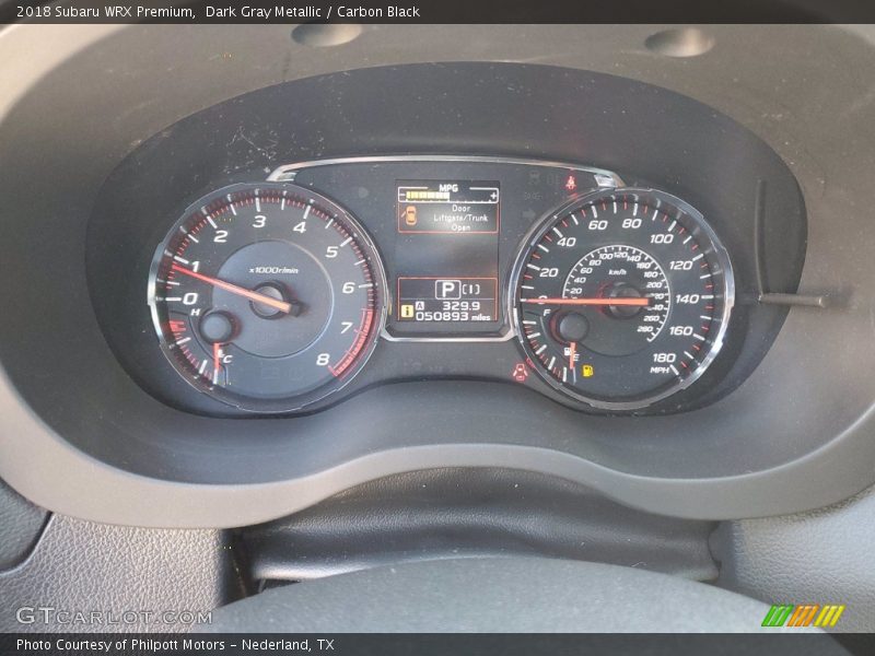 Dark Gray Metallic / Carbon Black 2018 Subaru WRX Premium
