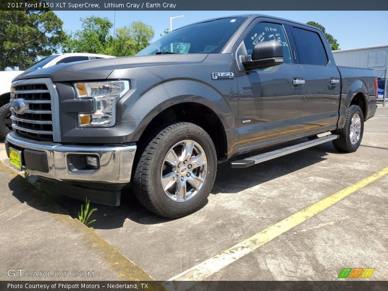 Lithium Gray / Earth Gray 2017 Ford F150 XLT SuperCrew