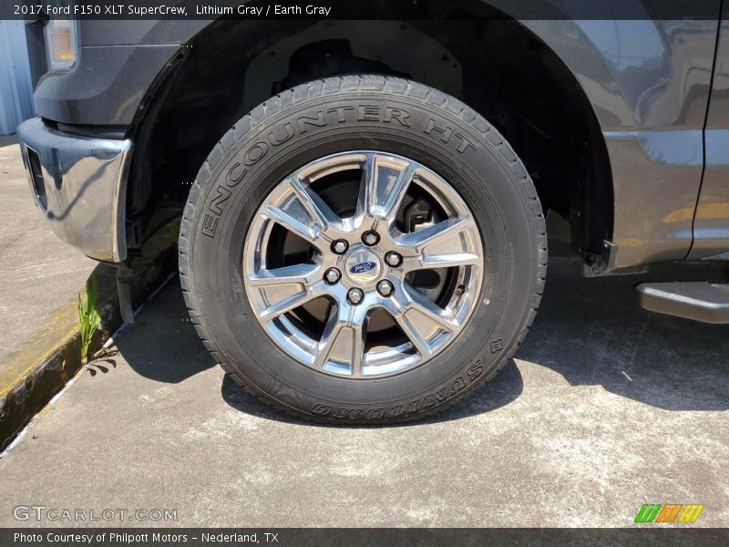 Lithium Gray / Earth Gray 2017 Ford F150 XLT SuperCrew