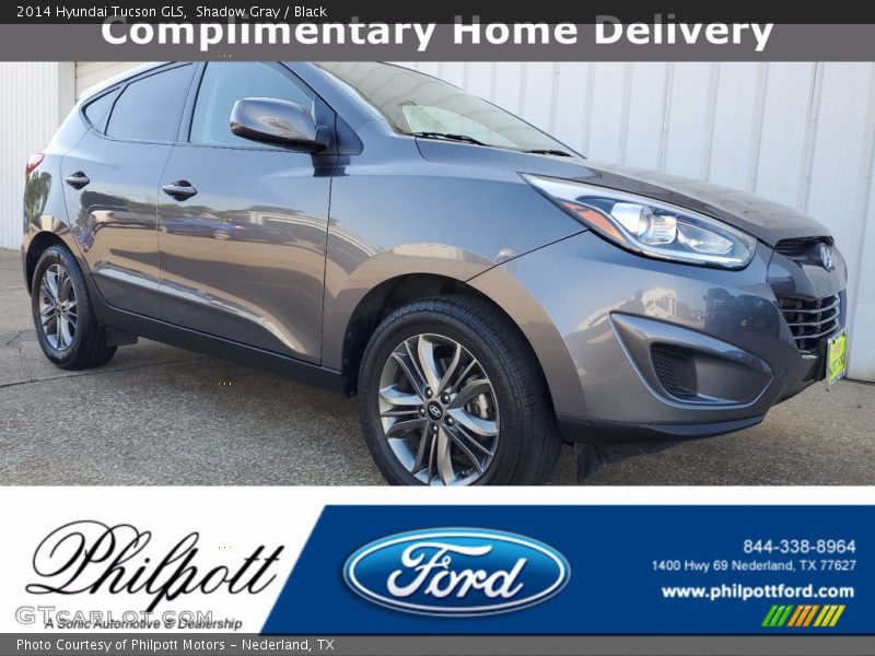 Shadow Gray / Black 2014 Hyundai Tucson GLS