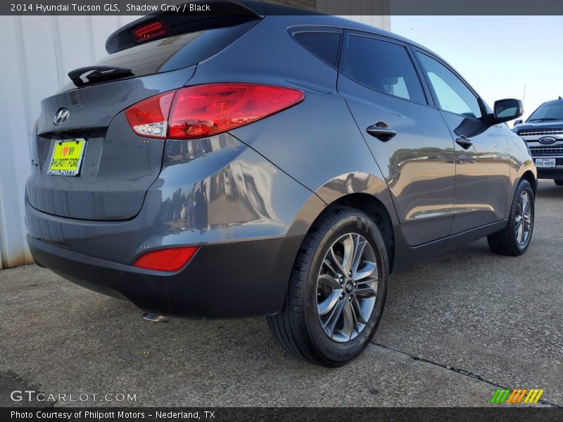 Shadow Gray / Black 2014 Hyundai Tucson GLS