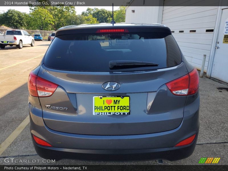 Shadow Gray / Black 2014 Hyundai Tucson GLS