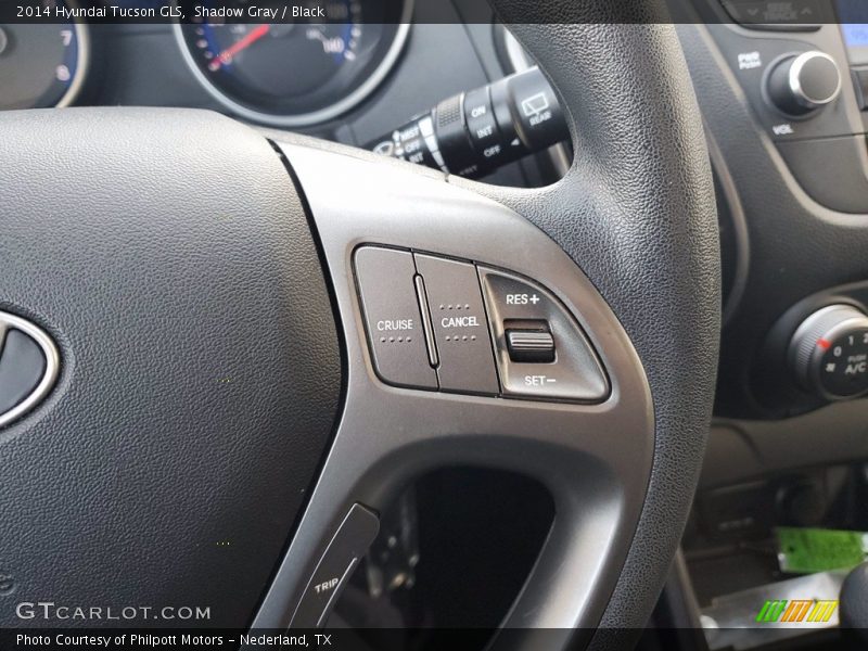 Shadow Gray / Black 2014 Hyundai Tucson GLS