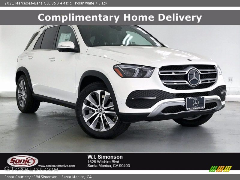 Polar White / Black 2021 Mercedes-Benz GLE 350 4Matic