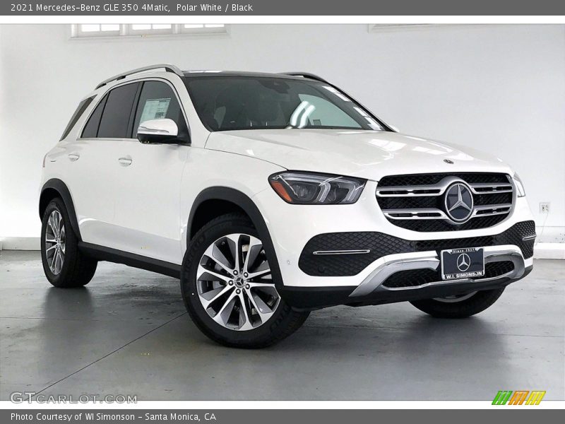 Polar White / Black 2021 Mercedes-Benz GLE 350 4Matic