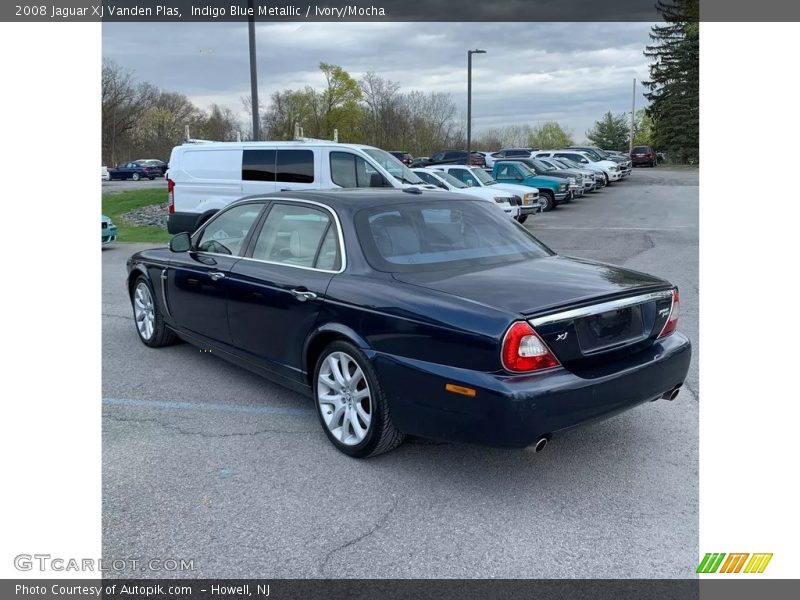 Indigo Blue Metallic / Ivory/Mocha 2008 Jaguar XJ Vanden Plas