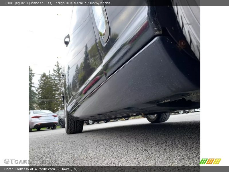 Indigo Blue Metallic / Ivory/Mocha 2008 Jaguar XJ Vanden Plas
