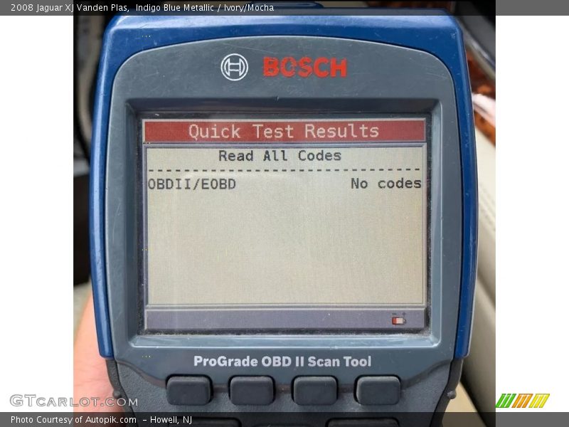 Indigo Blue Metallic / Ivory/Mocha 2008 Jaguar XJ Vanden Plas