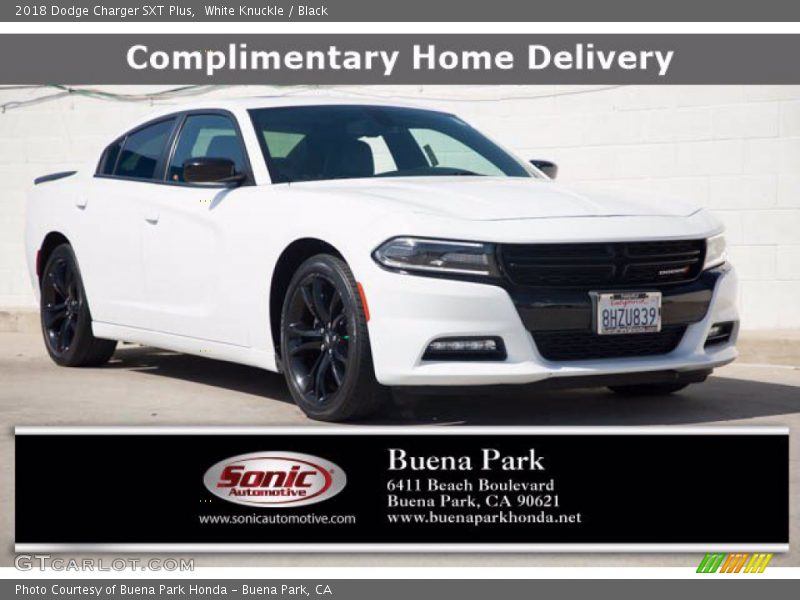White Knuckle / Black 2018 Dodge Charger SXT Plus