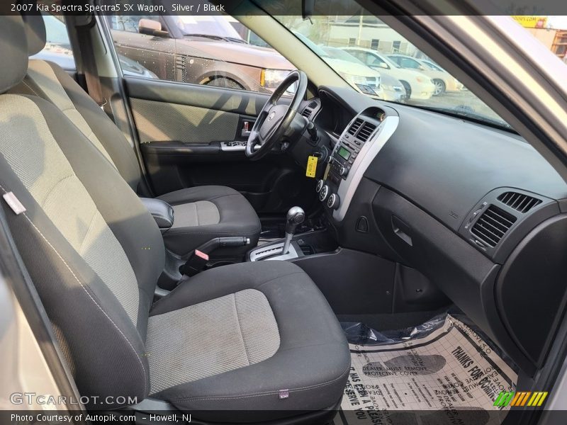 Silver / Black 2007 Kia Spectra Spectra5 SX Wagon