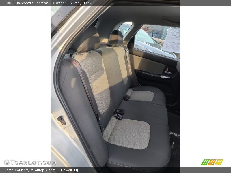 Silver / Black 2007 Kia Spectra Spectra5 SX Wagon
