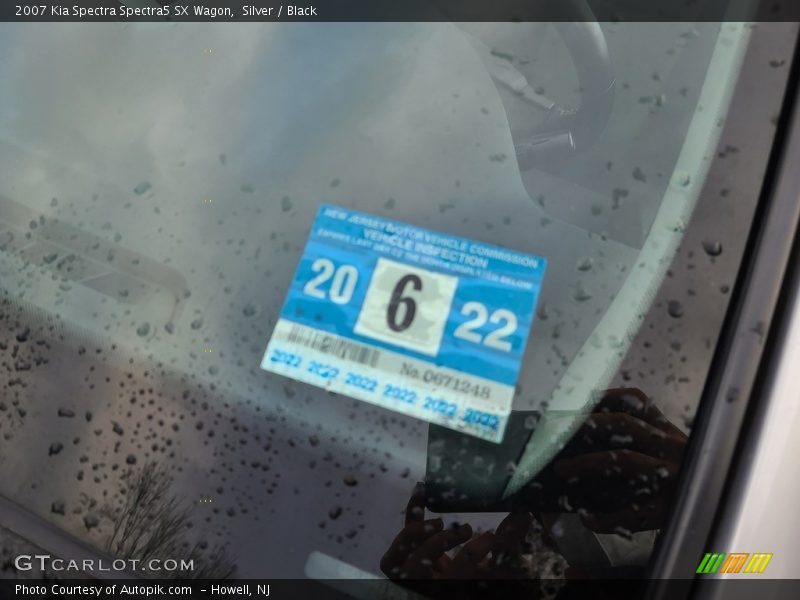 Silver / Black 2007 Kia Spectra Spectra5 SX Wagon