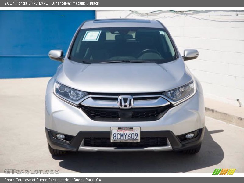 Lunar Silver Metallic / Black 2017 Honda CR-V EX-L