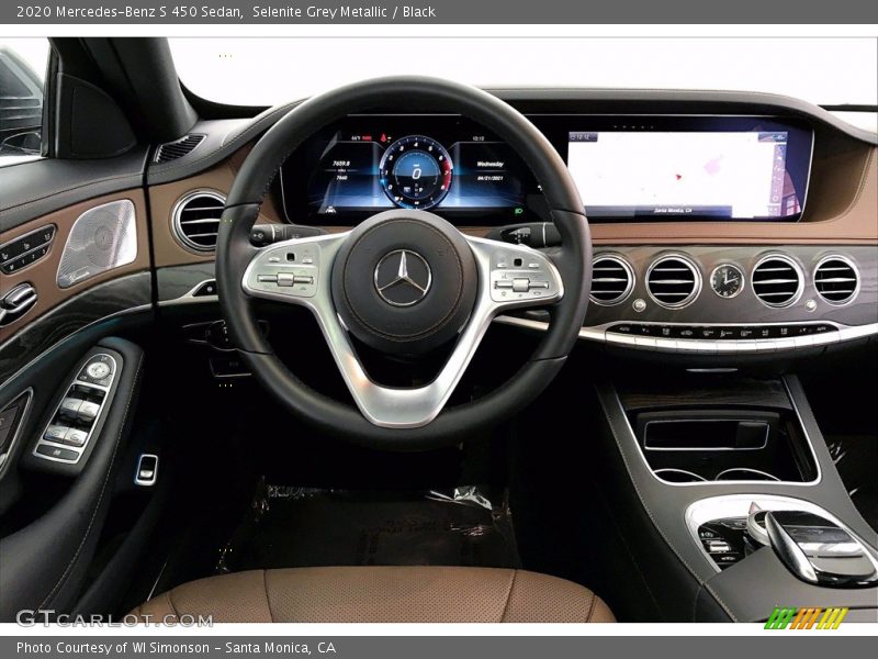 Selenite Grey Metallic / Black 2020 Mercedes-Benz S 450 Sedan