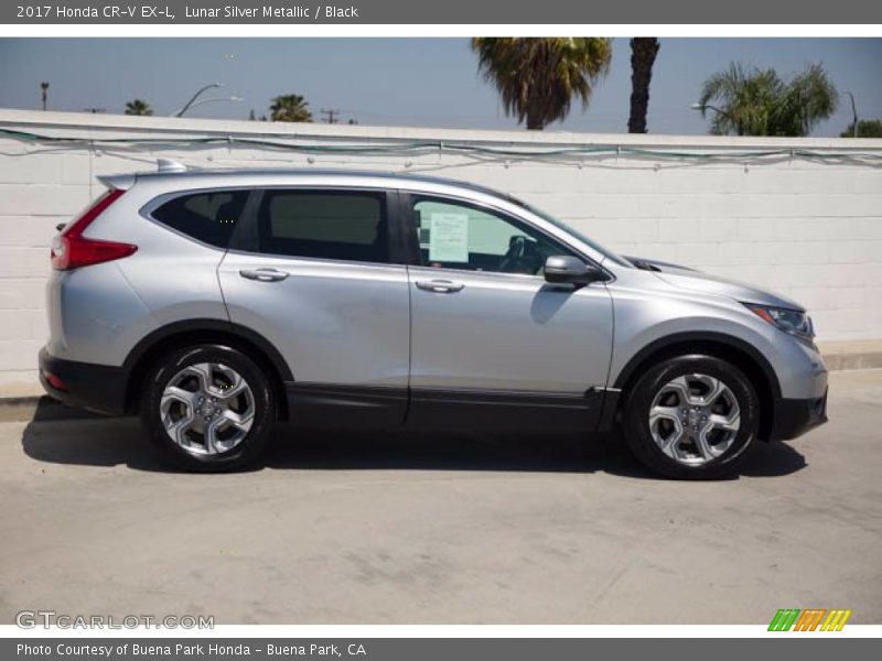 Lunar Silver Metallic / Black 2017 Honda CR-V EX-L
