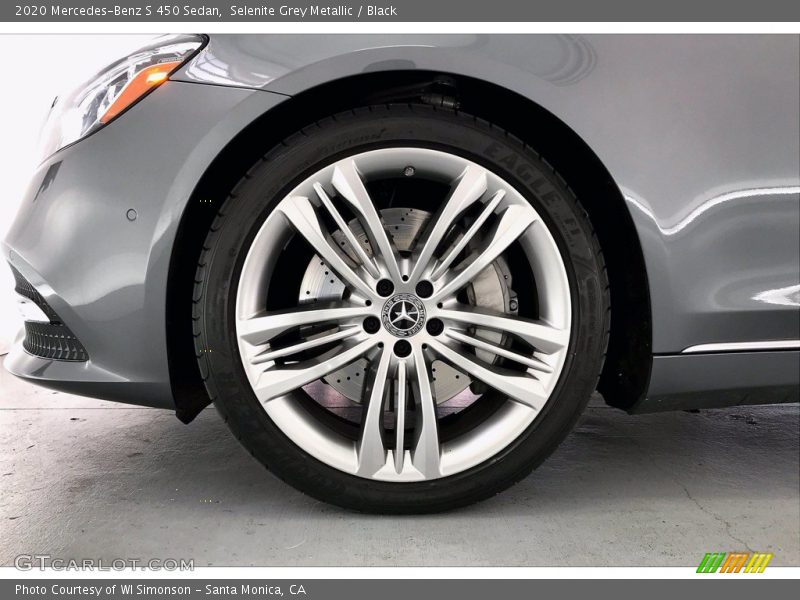 Selenite Grey Metallic / Black 2020 Mercedes-Benz S 450 Sedan