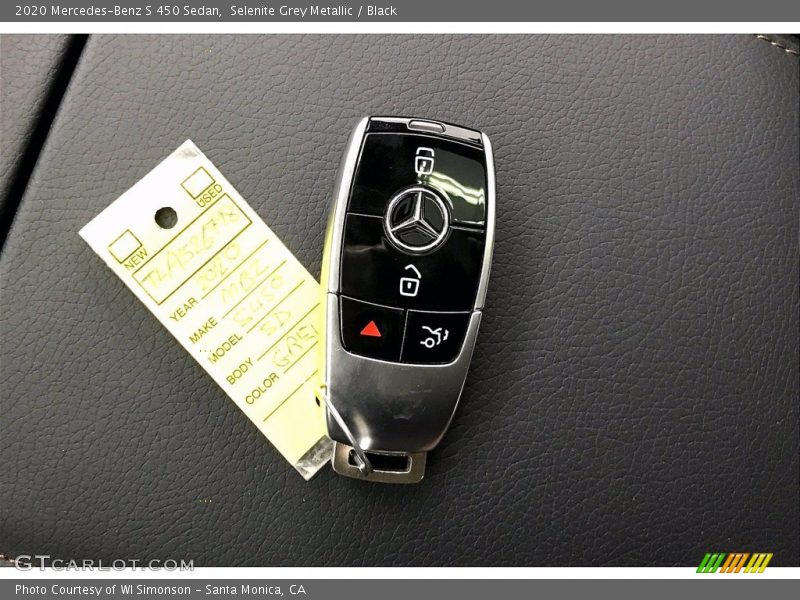 Selenite Grey Metallic / Black 2020 Mercedes-Benz S 450 Sedan