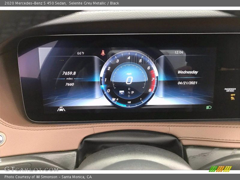 Selenite Grey Metallic / Black 2020 Mercedes-Benz S 450 Sedan