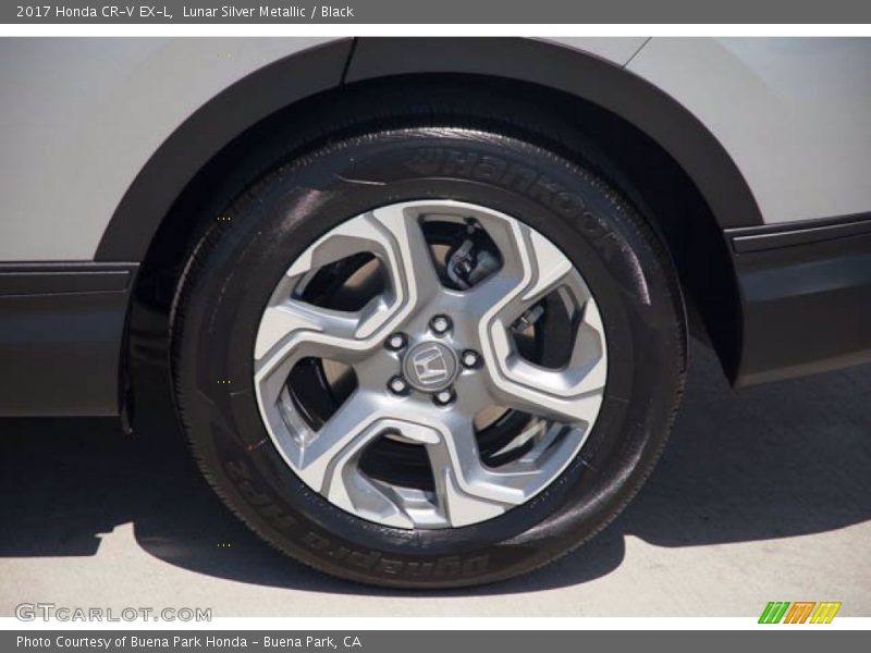 Lunar Silver Metallic / Black 2017 Honda CR-V EX-L