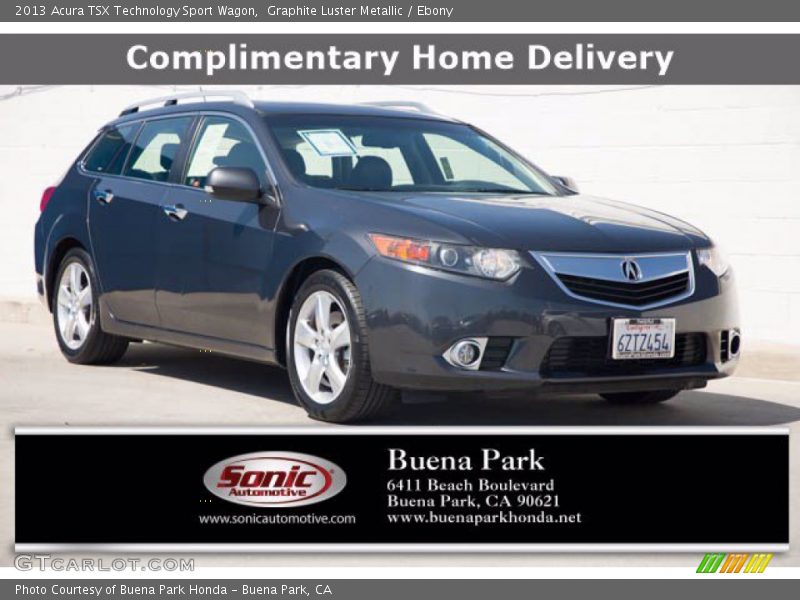 Graphite Luster Metallic / Ebony 2013 Acura TSX Technology Sport Wagon