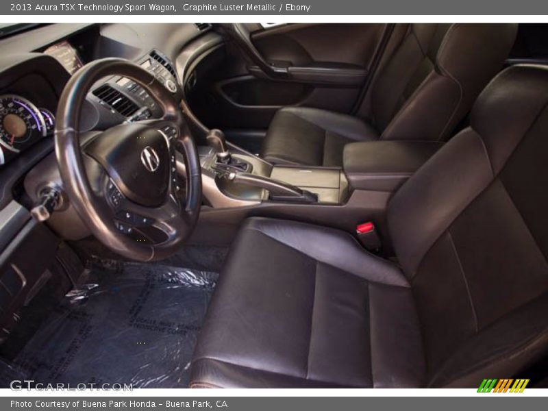 Graphite Luster Metallic / Ebony 2013 Acura TSX Technology Sport Wagon