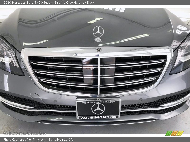 Selenite Grey Metallic / Black 2020 Mercedes-Benz S 450 Sedan